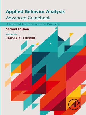 cover image of Applied Behavior Analysis Advanced Guidebook